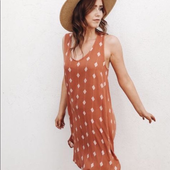 Carly Jean Los Angeles Dresses & Skirts - New CJLA Luna Dress in Rust/Orange